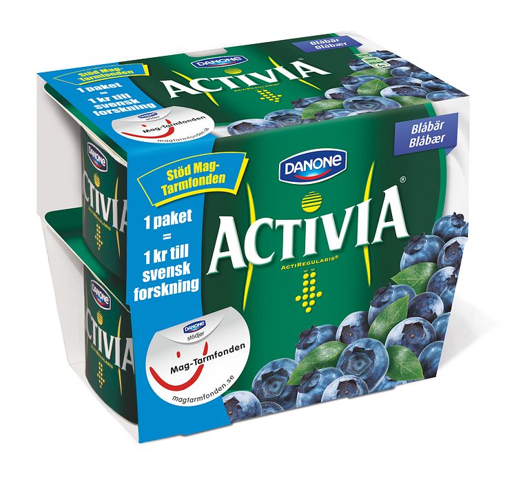 Activia 4-pack Mag. och Tarmfonden