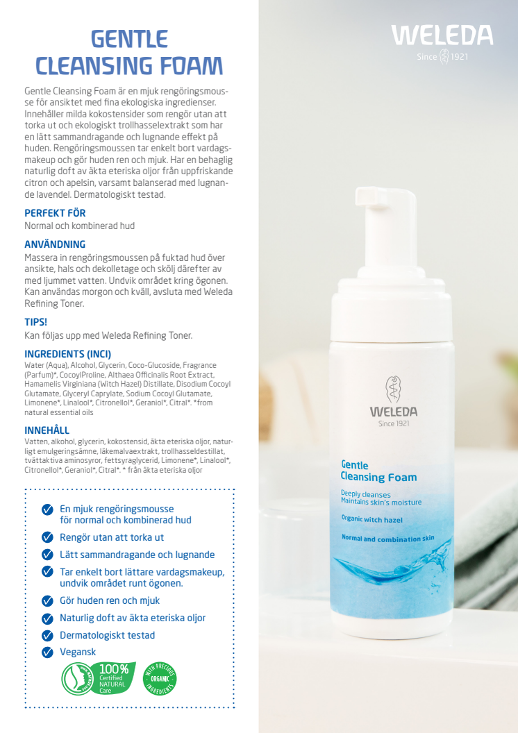 Gentle Cleansing Foam