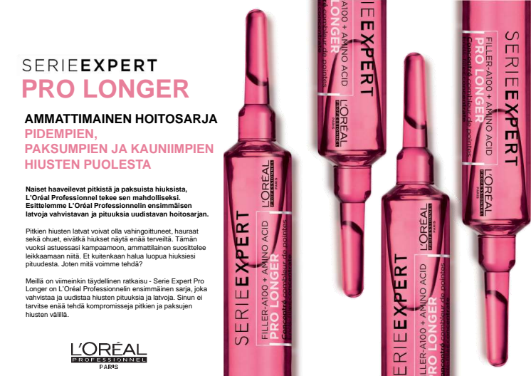 L'Oréal Professionnel SERIE EXPERT Pro Longer - pidempien, paksumpien ja kauniimpien hiusten puolesta