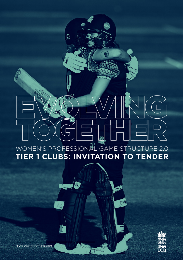 ECB Women's Professional Game - Tier 1 Invitation To Tender