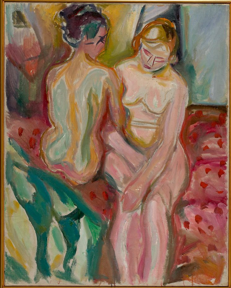 Edvard Munch: Samtale / Conversation (1917-1918)