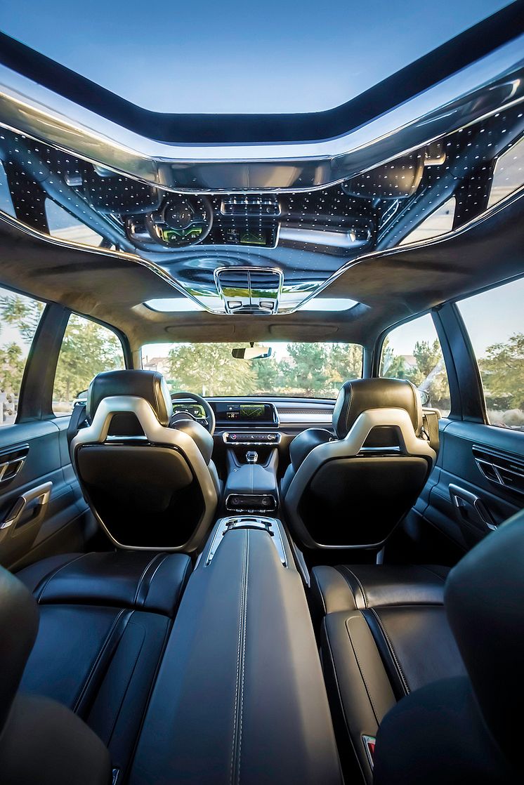 Kia Telluride SUV konceptbil panoramatak