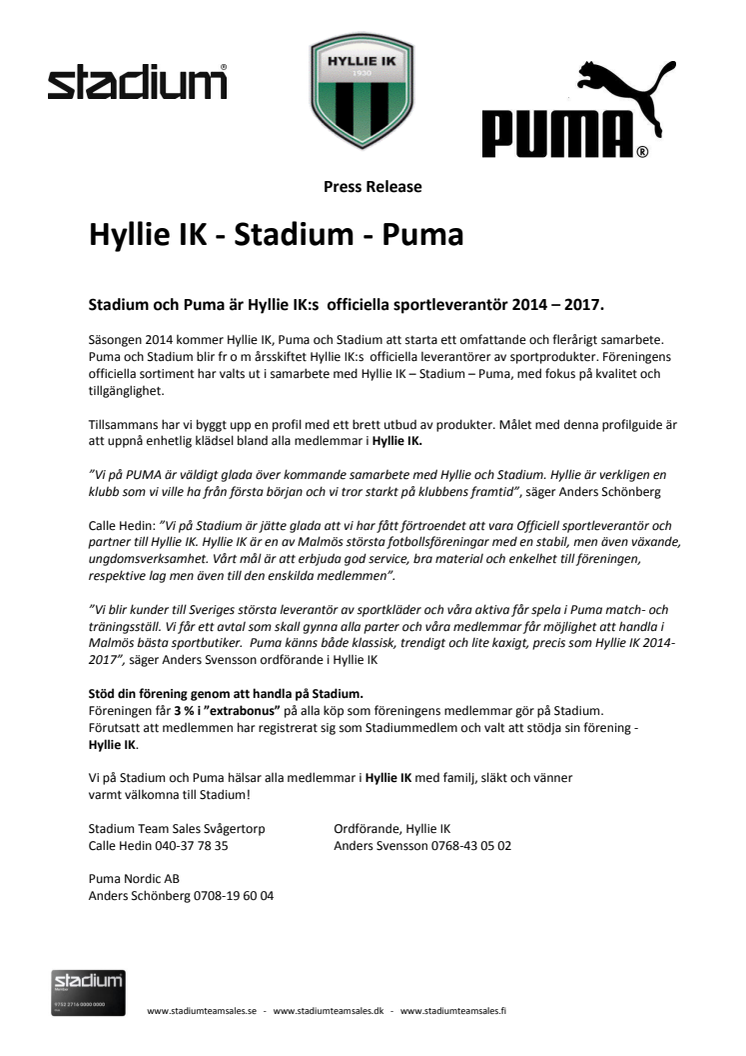 Hyllie IK - Stadium - Puma