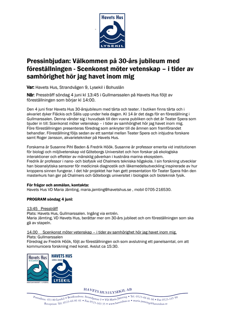 230531 Pressinbjudan Havets Hus 30-årsjubileum.pdf