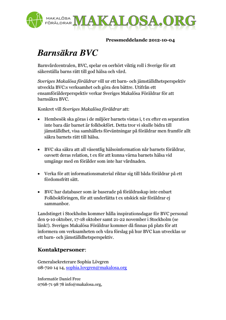 Barnsäkra BVC