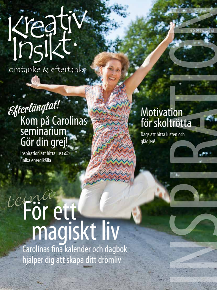 Inspirationsbroschyr OKT 2013 från Kreativ Insikt