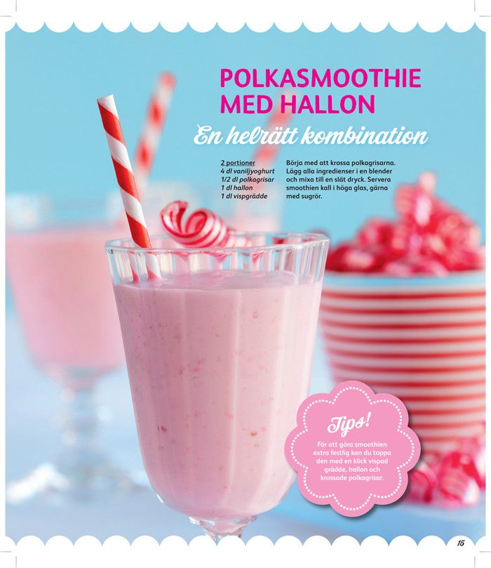 Polkasmoothie - från Skånemejeriers nya kokbok Ät Godare