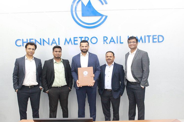 Contract signing Chennai Metro