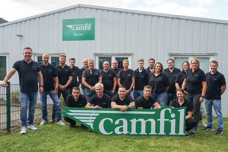 Camfil-ServiceStützpunkt-Team