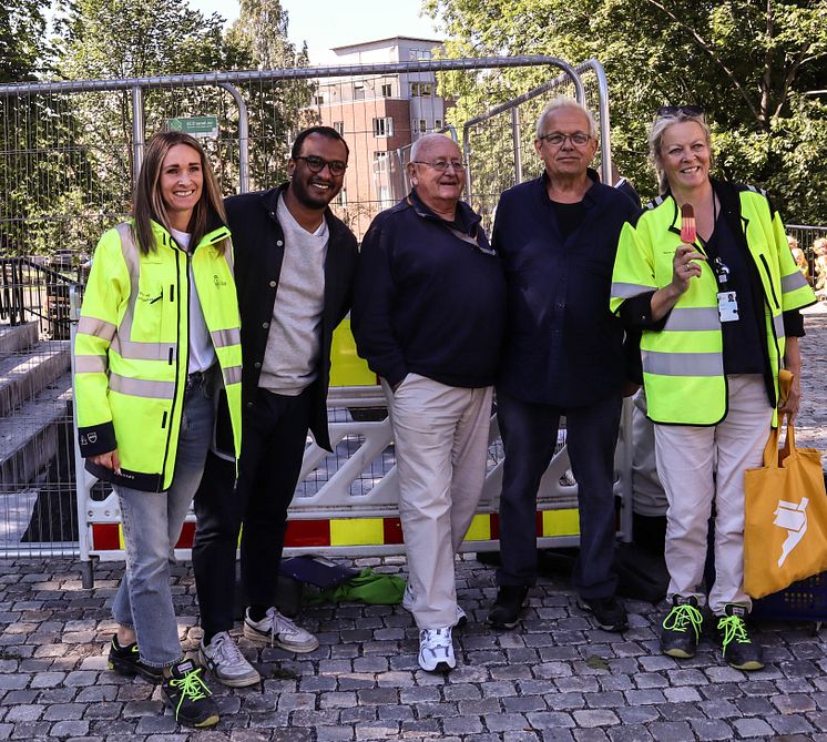 Synnøve Bjerkestrand Halle, Omar Samy Gamal, Jørn Skaare, Kristian Blystad og Lily Vikki