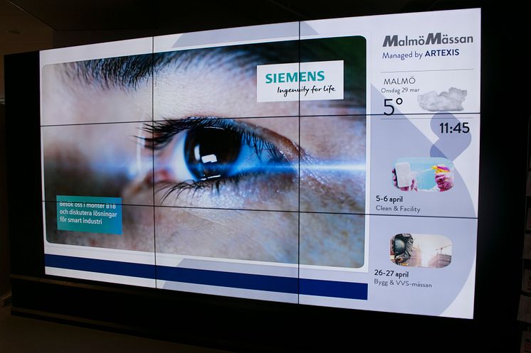 Siemens reklamvägg