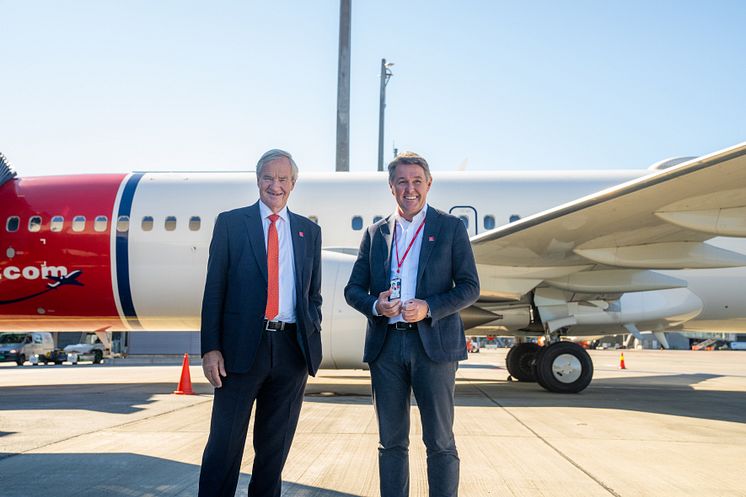 From left_Founder Bjørn Kjos and CEO Geir Karlsen