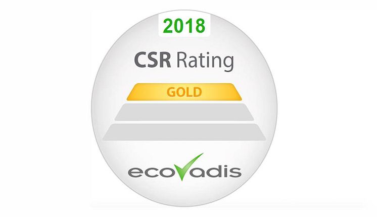 EcoVadis Gold 2018