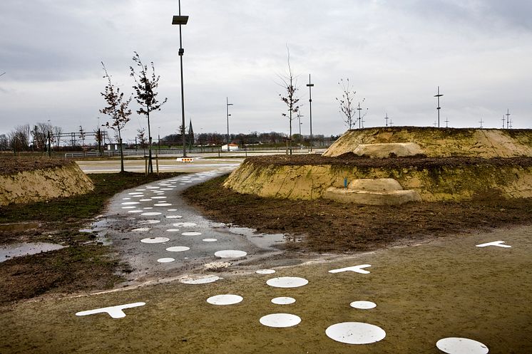 Markparkering i Hyllie centrum