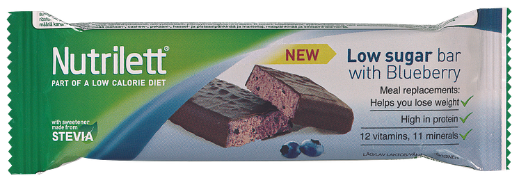Low sugar bar with Blueberry 1 pack