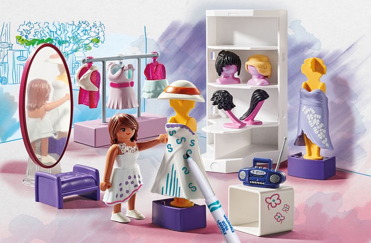 Fashion Design Set (71373) von PLAYMOBIL Color