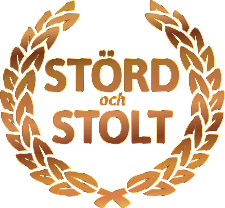 Logotype för "Störd och stolt". 