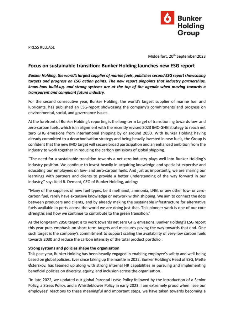 Bunker Holding launches ESG report_PRESS RELEASE.pdf