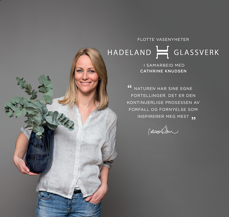 Cathrine Knudsen og Hadeland Glassverk