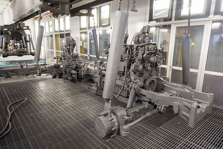 CLAAS traktorfabrik i Le Mans
