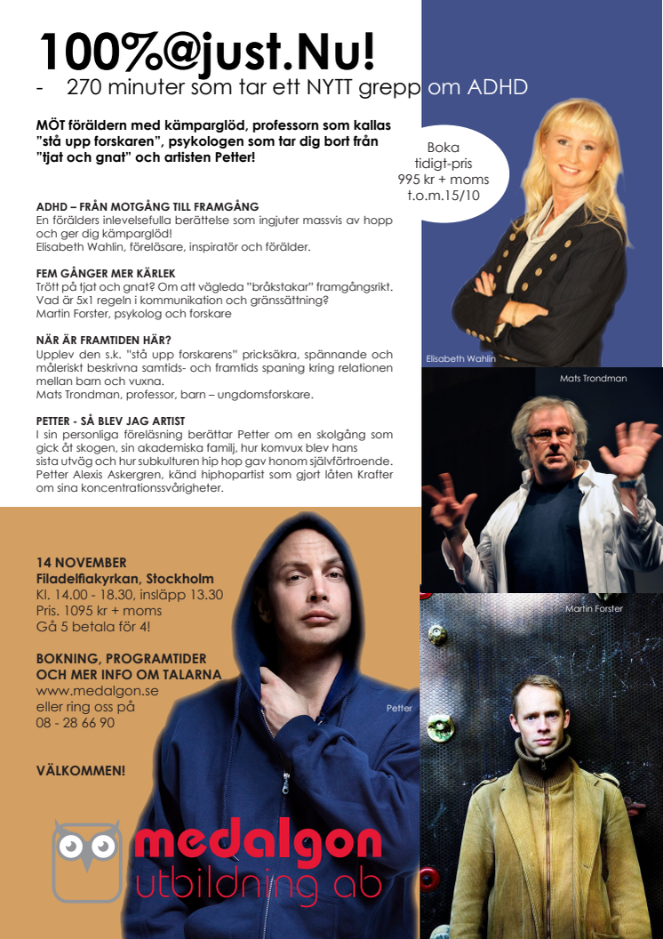 100% @just.NU! - Inspirationsdag med Petter!
