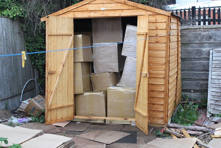 Op Ugly Shed full of smuggled tobacco NW13/15 Salford couple jailed for £3.8m tobacco duty fraud