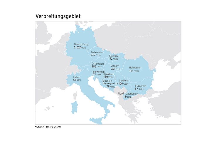 Verbreitungsgebiet 2019/20