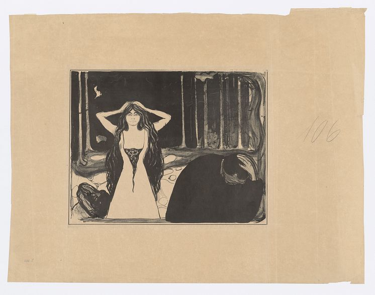 Edvard Munch: Aske II / Ashes II (1899)