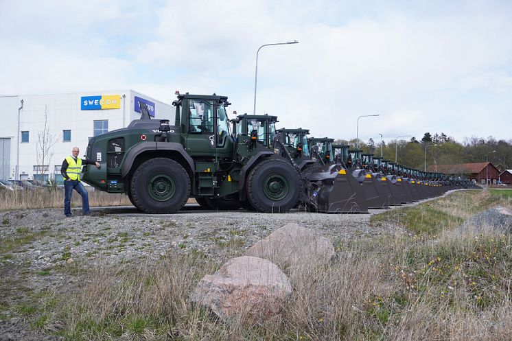 Tomas Nieminen och Volvo hjullastare till FMV