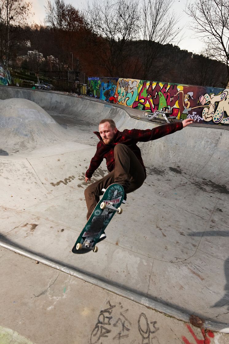 Skatebowl og aktivitetspark i Gamlebyen