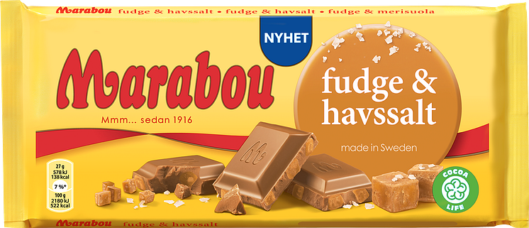 Marabou fudge & havssalt