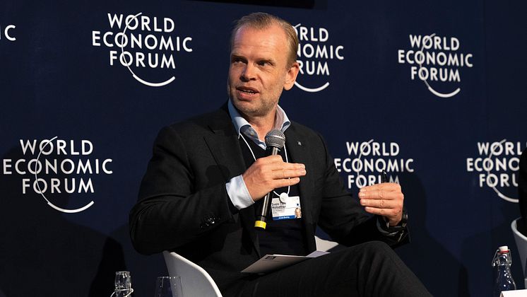 Svein Tore Holsether in Davos