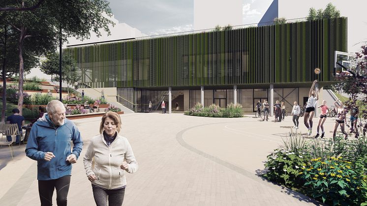 Løren - aktivitetspark - atkomst forplass