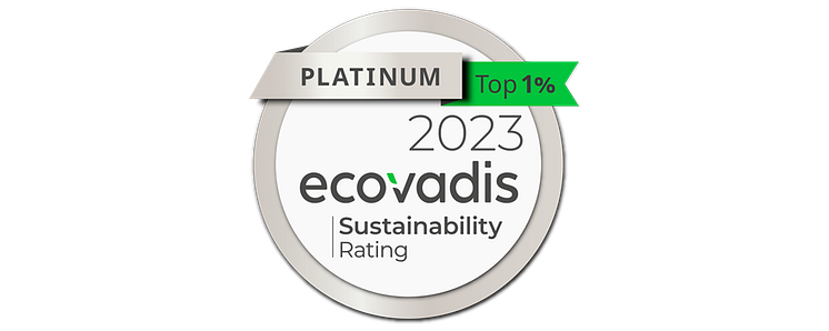 Ecovadis 2023 - Platinum - banner