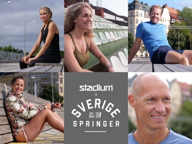 Stadium och Sverige Springer inspirerar till hemmaträning