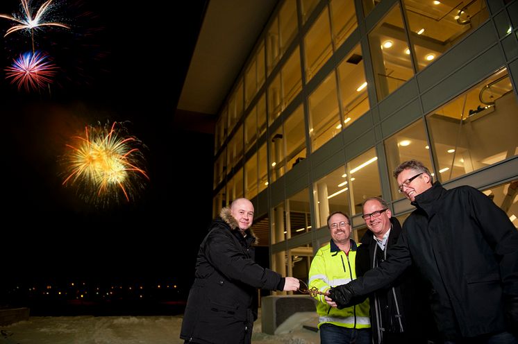 Nycklarna till Karlstad CCC överlämnade