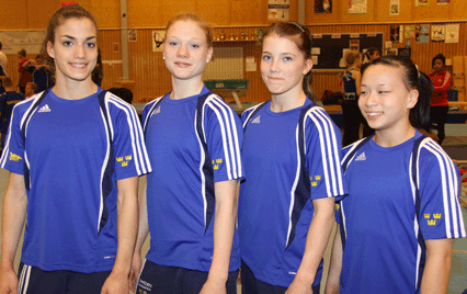 Damernas EM-lag i Artistisk Gymnastik Milano 2 - 5 april 2009