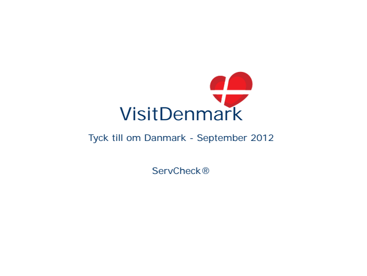 ServCheck® 2012_Visit Denmark_Mistat_StenaLine
