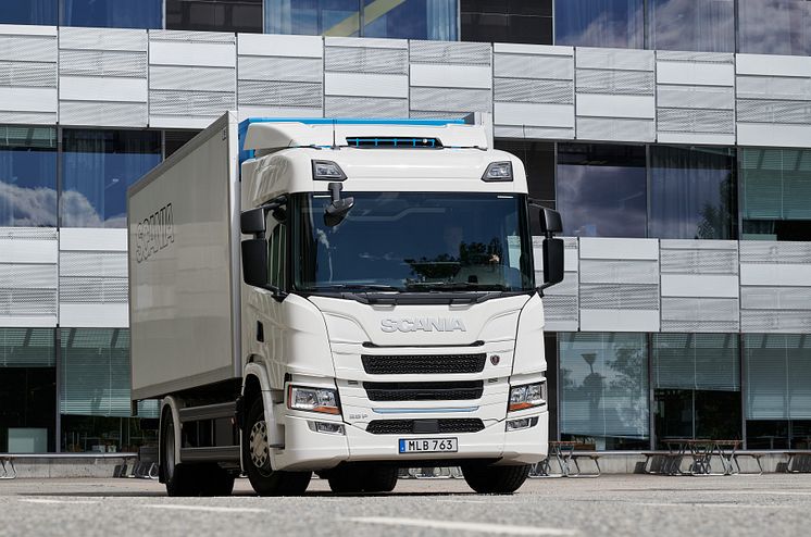 Ideal für die Stadt: Plug-in-Hybrid- und Elektro-Lkw von Scania.