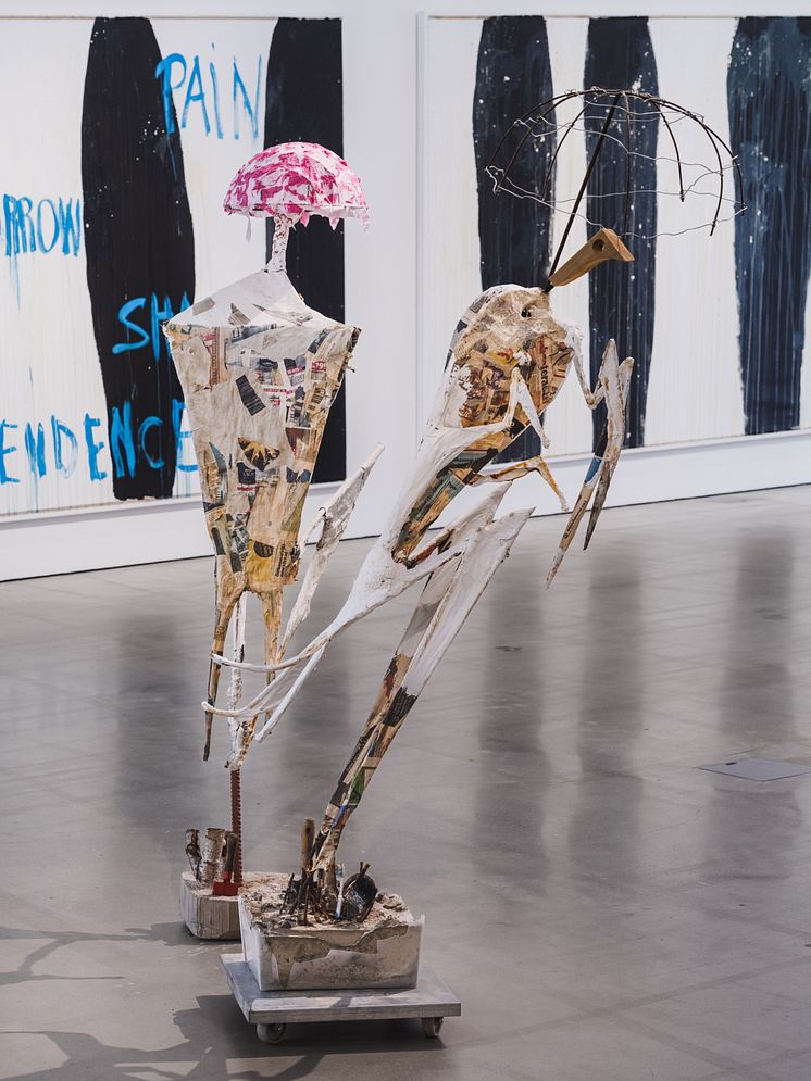 Installationsvy från utställningen Playa! på Bonniers Konsthall