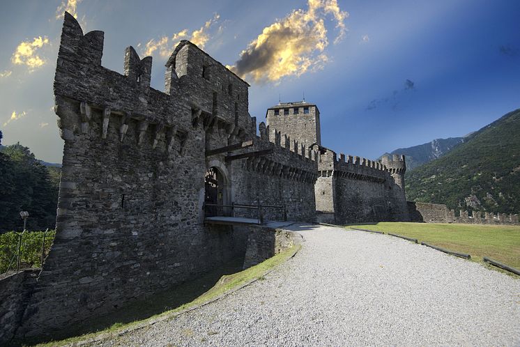 Castello di Montebello Bellinzona, Tessin 