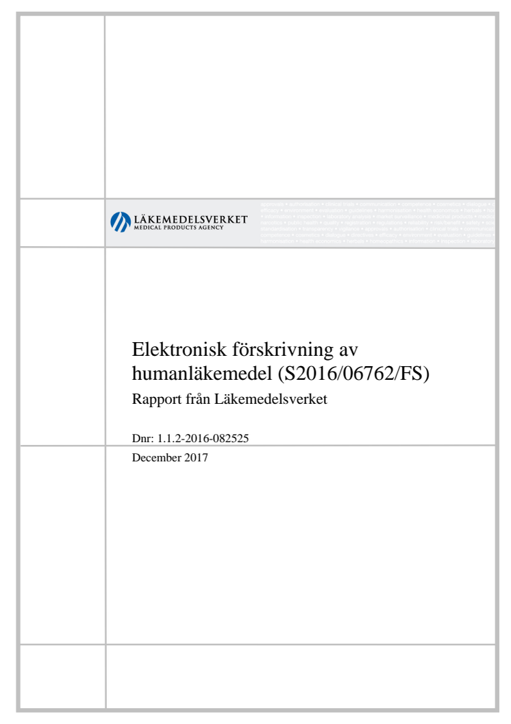 Elektronisk förskrivning blir huvudregel