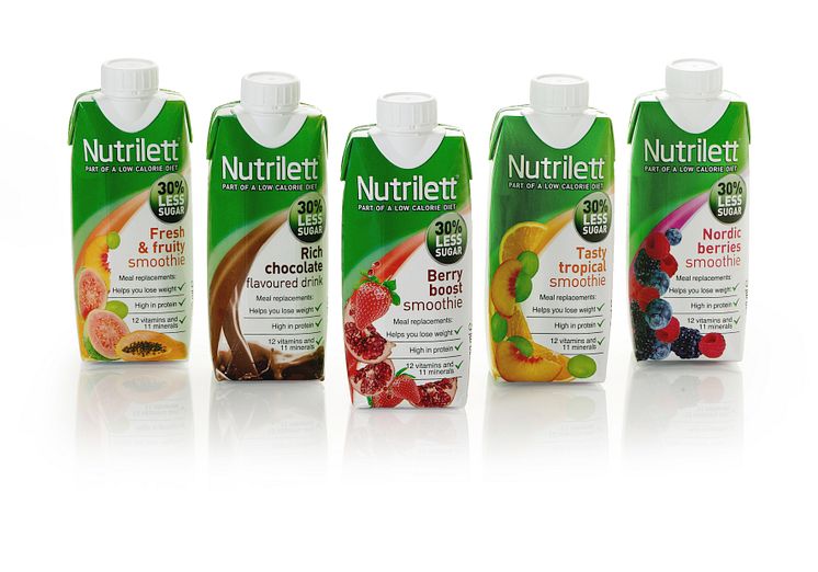 Gruppbild Nutrilett smoothies less sugar