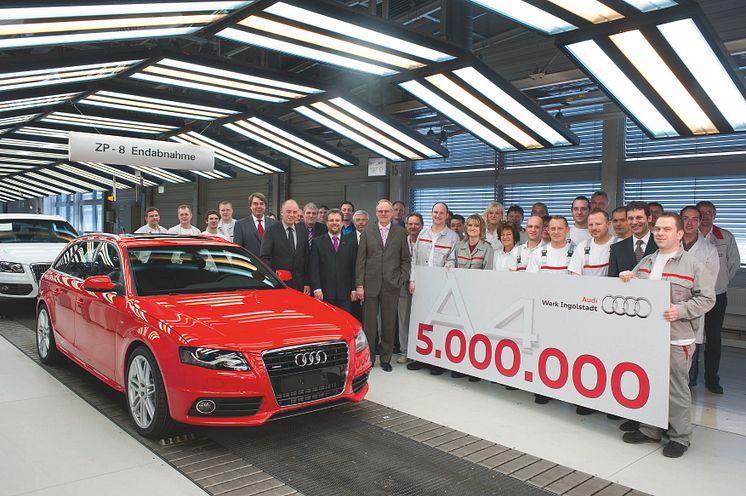 5 miljoner Audi A4 producerade