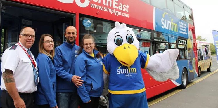 Sun FM will be out and about across Wearside on Friday 25 May. 