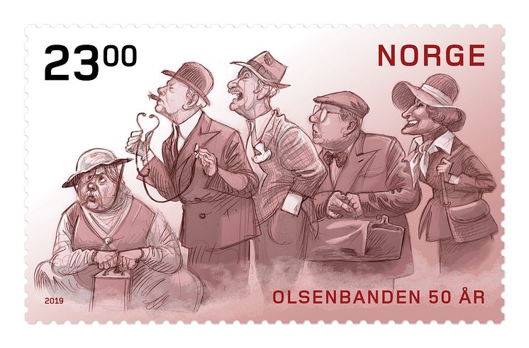 Frimerker Olsenbanden