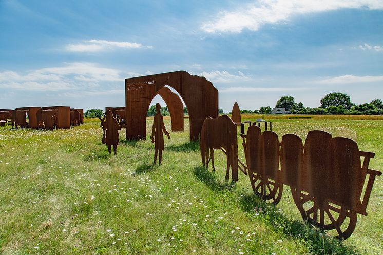 Zeitreise im Archäologischen Park Freyenstein in der Prignitz (TMB-Fotoarchiv/Steffen Lehmann)