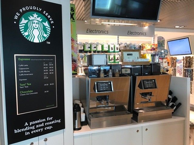 Starbucks steht bei den Kunden hoch im Kurs – auch auf den Scandlinesfähren zwischen Deutschland und Dänemark