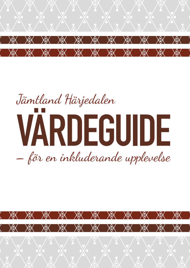 Värdeguide – för en inkluderande upplevelse i Jämtland Härjedalen