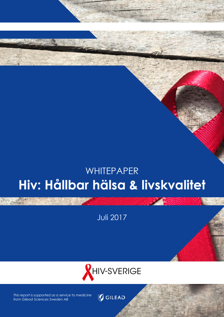 Hiv: hållbar hälsa & livskvalitet